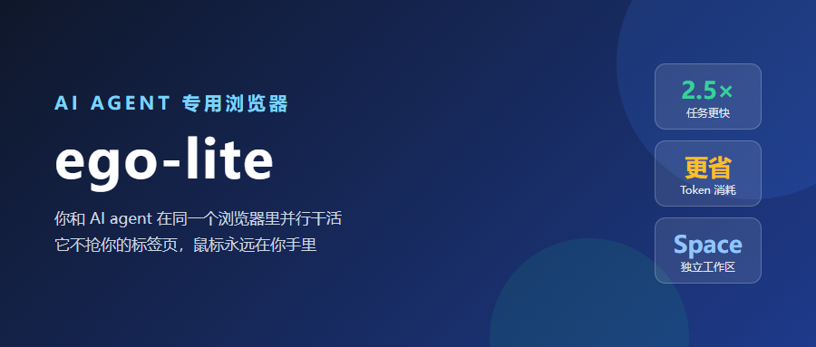 近 8 千 Star！AI 干活快 2.5 倍还更省 Token，这个浏览器太狠了