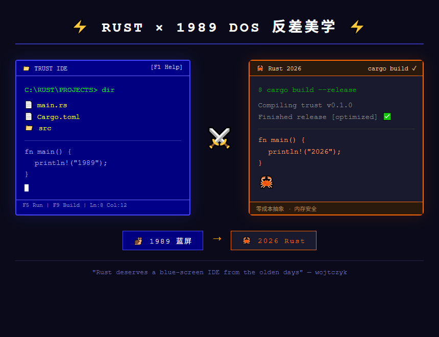 TRUST 反差概念图